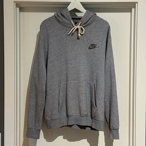 NIKE Sportswear Move to Zero Recycled Fleece Pullover Hoodie Grey Heather